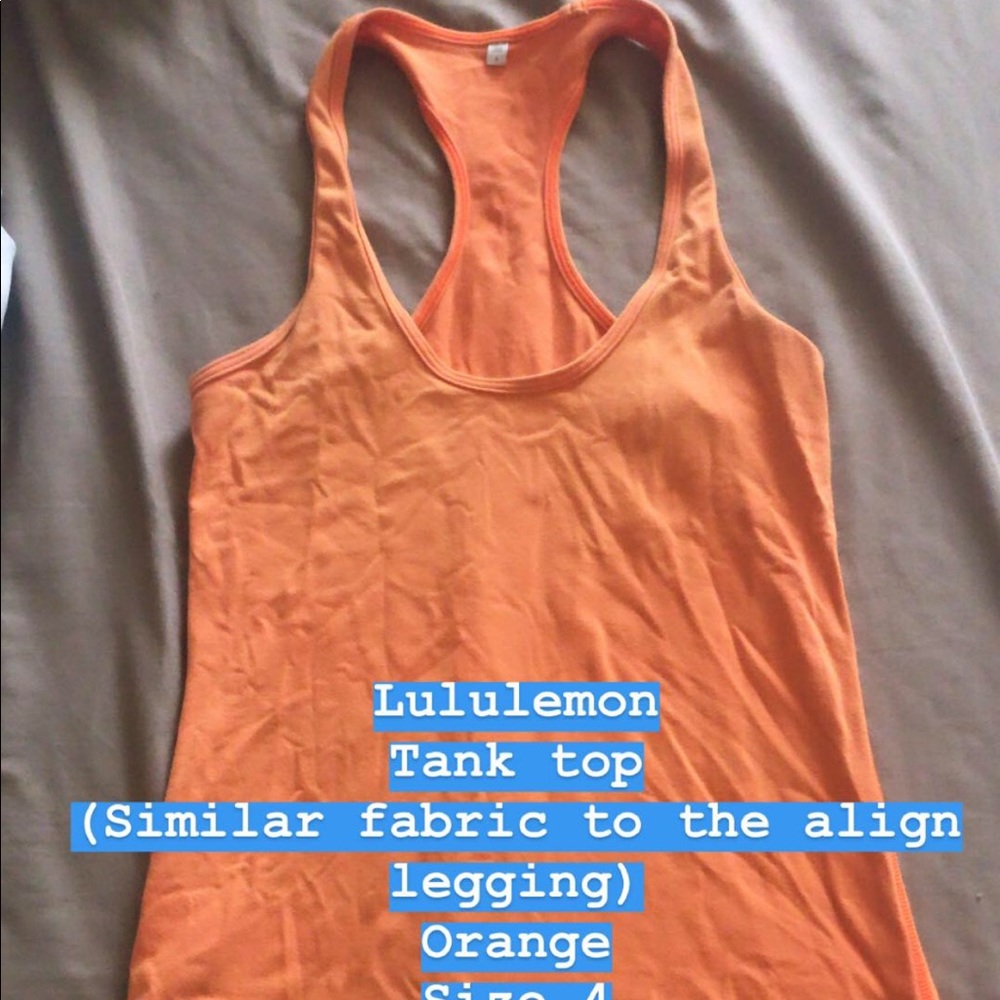 Lululemon tank top